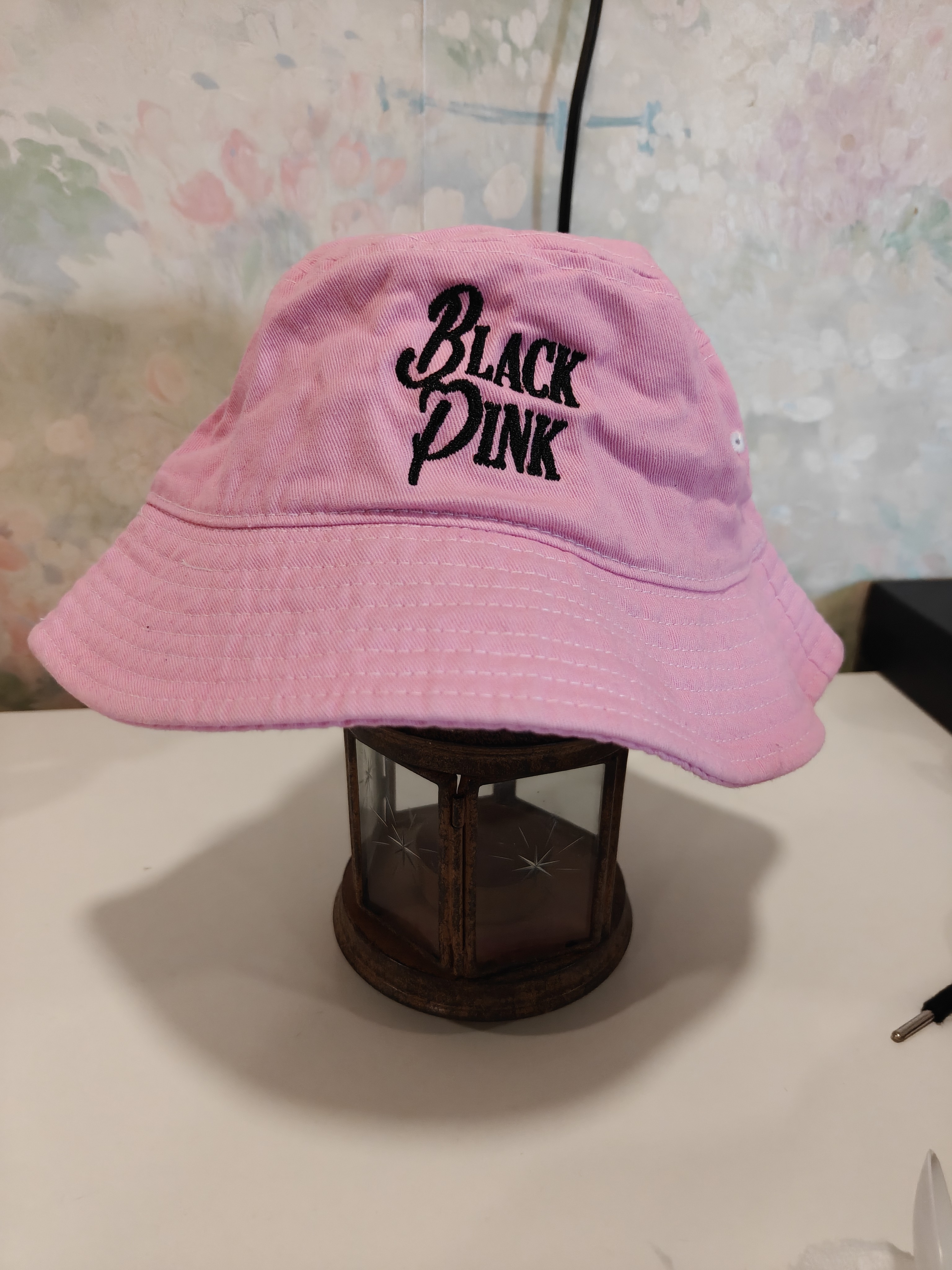 Blackpink Embroidered Pink Bucket Hat